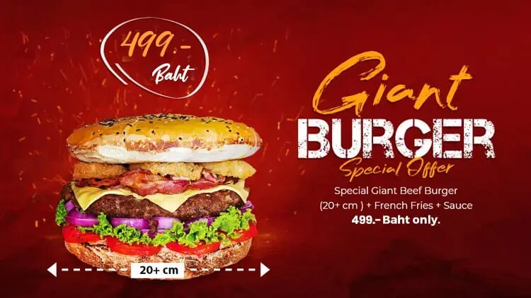 Kamikaze Giant Burger