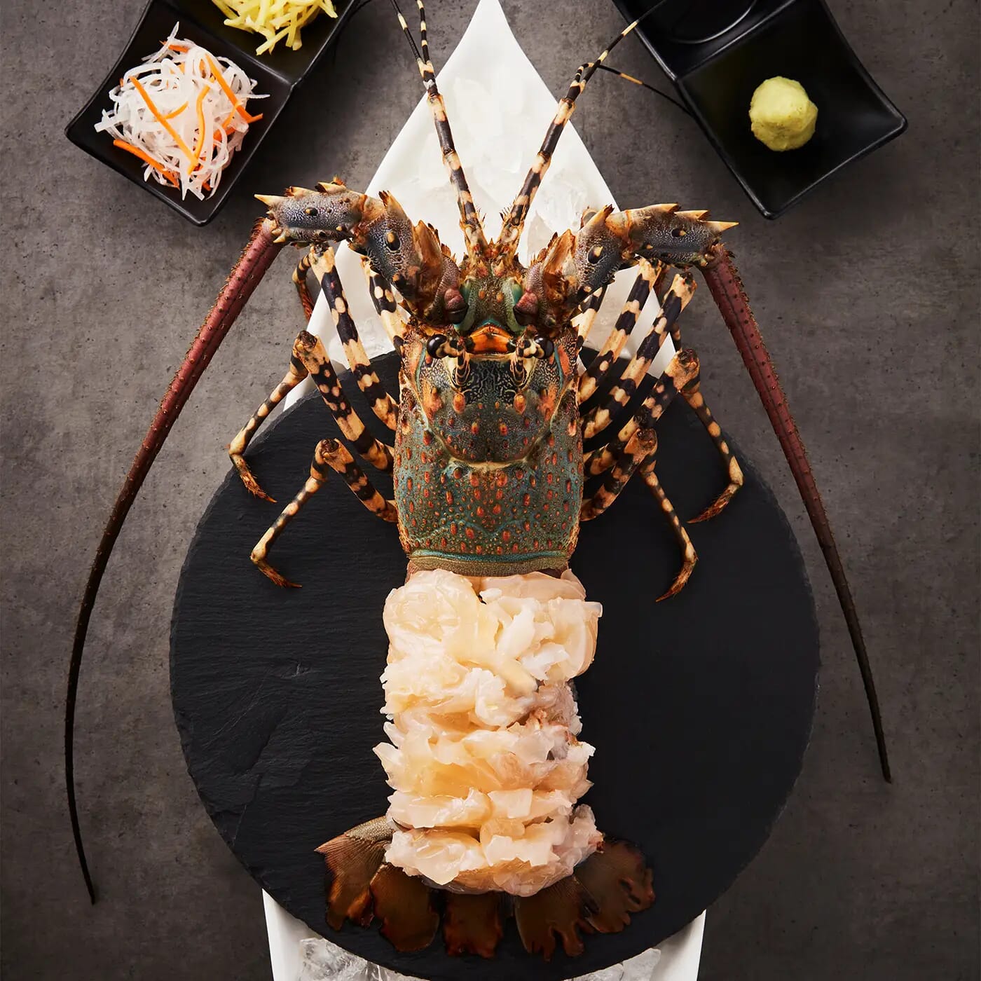 Sashimi King Lobstert with Wasabi